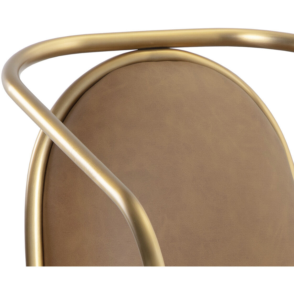 Cicero Milliken Cognac Dining Armchair